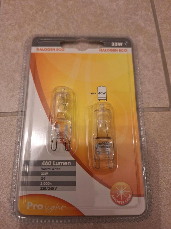Ongebruikte eco halogeen lampjes, Huis en Inrichting, Lampen | Losse lampen, Nieuw, Halogeen (gloei)lamp, 30 tot 60 watt, Ophalen of Verzenden
