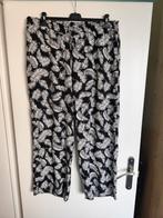 Pantalon fluide a jambes larges marine/blanc. Taille 46, Blauw, Maat 46/48 (XL) of groter, Ophalen of Verzenden, Zo goed als nieuw