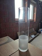 Glazen vaas 40cm hoog, Enlèvement, Utilisé, Verre, Moins de 50 cm