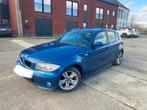 Bmw 118D 5P 122ch 6vit MOD 2007 Airconditioning ja17, Auto's, Parkeersensor, Zwart, 4 cilinders, Blauw