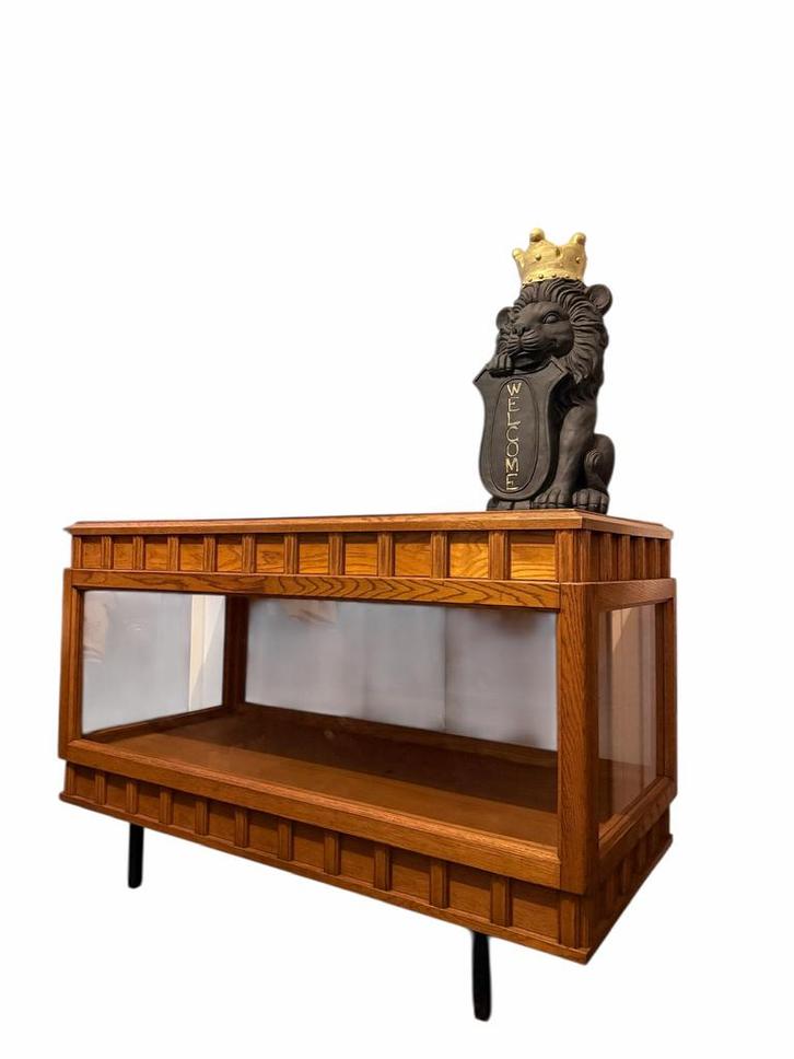 Ancien Comptoir - Vitrine - Mobilier de comptoir - Comptoir, Antiquités & Art, Antiquités | Meubles | Armoires, Enlèvement