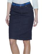 Cotton denim pencil skirt (size S/M) new, Kleding | Dames, Rokken, Blauw, La Redoute, Nieuw, Ophalen of Verzenden