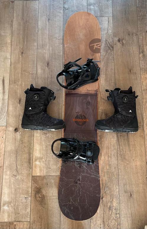 Snowboard van Rossignol + burton schoenen., Sport en Fitness, Snowboarden, Gebruikt, Board, Ophalen