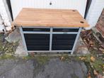 Établi Wolfcraft 113x65x86cm utiliser en bon état, Doe-het-zelf en Bouw, Werkbanken, Ophalen