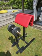 Standing scott preacher bench, Sport en Fitness, Fitnessapparatuur, Ophalen, Overige typen, Armen, Zo goed als nieuw