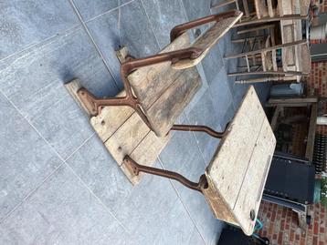 Oude schoolbank, Antiek en Kunst, Ophalen