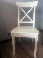 Ikea stoel Ingolf, Huis en Inrichting, Ophalen, Gebruikt, Wit, Hout