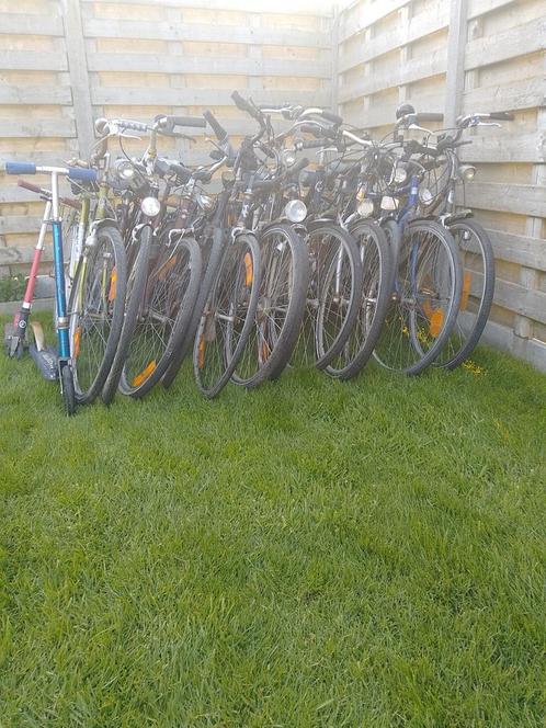 Lot van 12 fietsen en twee Steps, Fietsen en Brommers, Fietsonderdelen, Gebruikt, Algemeen, Ophalen