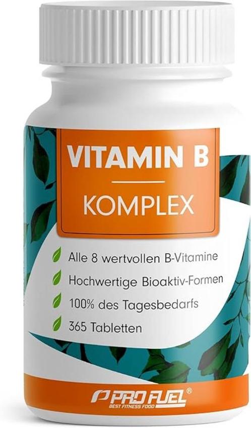 Vitamine B-complex 365 tabletten GRATIS LEVERING, Sport en Fitness, Gezondheidsproducten en Wellness, Nieuw, Overige typen, Verzenden