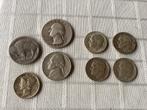7 oude Amerikaanse munten, Postzegels en Munten, Ophalen of Verzenden, Zilver