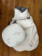 Sauthon - Lot gigoteuse bébé et coussin, Kinderen en Baby's, Ophalen of Verzenden, Zo goed als nieuw, Bakerzak of Bakerdoek