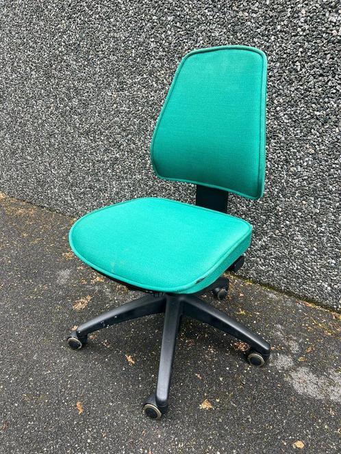 Bureaustoel Kinnarps zonder armleuning, Huis en Inrichting, Bureaustoelen, Gebruikt, Bureaustoel, Groen, Ergonomisch, Ophalen