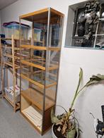 Vintage kewlox vitrinekast, Huis en Inrichting, Ophalen, Gebruikt, 200 cm of meer, 50 tot 100 cm