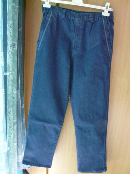Comfortabele broek met elastiekboord in jeanslook maat  M, Kleding | Heren, Broeken en Pantalons, Zo goed als nieuw, Maat 48/50 (M)