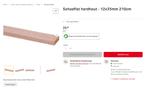 20 stuks Meranti schaaflat 12 x 35 mm 210 cm, Doe-het-zelf en Bouw, Hout en Planken, Ophalen, Minder dan 25 mm, Nieuw, 200 tot 250 cm
