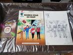 Rendez-vous en 2009 + sérigraphie Bob De Moor + Spirou 3000, Ophalen of Verzenden, Zo goed als nieuw