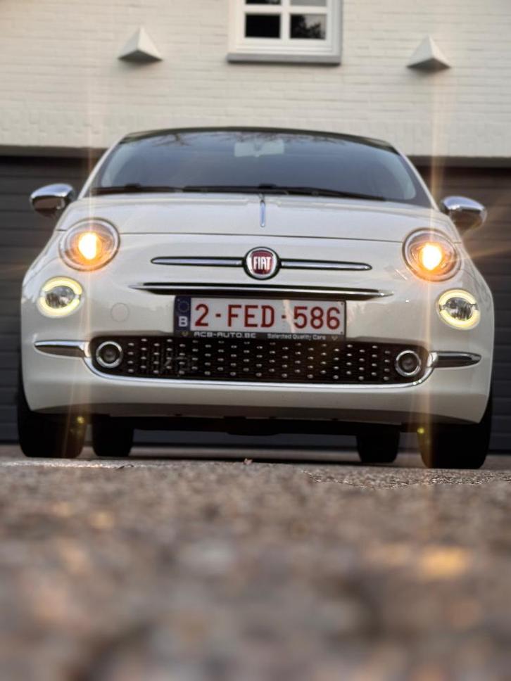 Fiat 500 TwinAir (2016)- Lage Km-Rookvrij en zeer netjes!, Autos, Fiat, Entreprise, Essence, Euro 6, Hatchback, 3 portes, Boîte manuelle