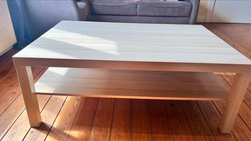 Table basse – Effet chêne blanchi (118x78 cm) – Comme neuve, Huis en Inrichting, Tafels | Salontafels, Zo goed als nieuw, Minder dan 50 cm