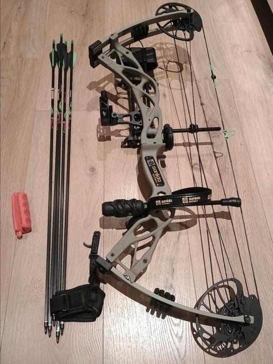 Sanlida Dragon X9, Sport en Fitness, Handboogschieten, Zo goed als nieuw, Pijlen, Ophalen of Verzenden