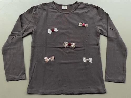 T-shirt taupe noeud Zara NEUF 140-146, Enfants & Bébés, Vêtements enfant | Taille 146, Comme neuf, Fille, Chemise ou À manches longues