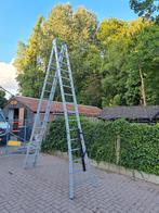 3-delige opsteekladder (3 16 treden), Doe-het-zelf en Bouw, Ophalen, Gebruikt, Ladder, Opvouwbaar of Inschuifbaar