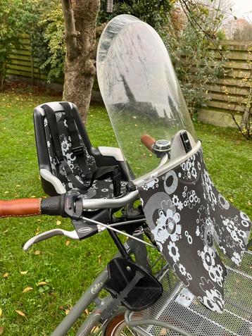Bobike fietsstoel vooraan met windscherm beschikbaar voor biedingen