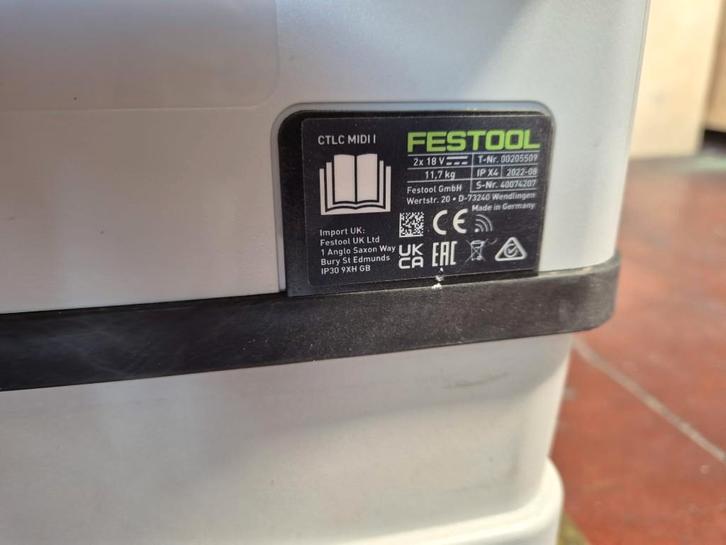 festool accu midi stofzuiger, Elektronische apparatuur, Stofzuigers, Zo goed als nieuw, Stofzuiger, 2000 watt of meer, Stofzak