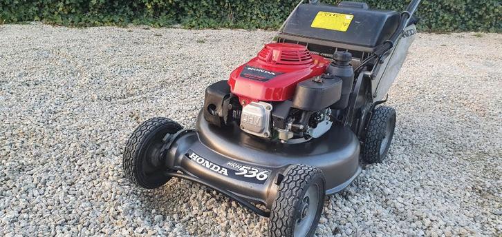 Tondeuse PROFESSIONNELLE Honda HRH 536 avec CARDAN / garanti, Jardin & Terrasse, Tondeuses à gazon, Comme neuf, Sac de ramassage