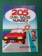 Peugeot 205 - publicité papier - 1985, Collections, Autres types, Utilisé, Enlèvement ou Envoi