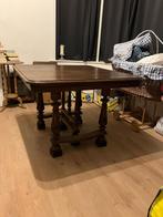 Gratis houten tafel, Ophalen, Gebruikt, Vierkant, Vier personen