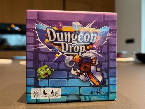 Dungeon Drop (bordspel), Hobby en Vrije tijd, Gezelschapsspellen | Bordspellen, Zo goed als nieuw, Een of twee spelers, Drie of vier spelers