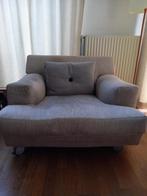 Fauteuil tissu beige de marque linteloo, Huis en Inrichting, Ophalen, Gebruikt, 100 tot 125 cm, 100 tot 125 cm