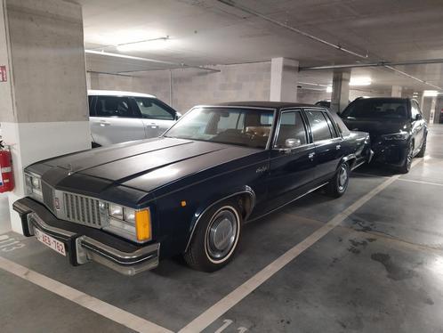 1979 Oldsmobile 98 Regency, Auto's, Oldtimers, Particulier, Benzine, Berline, 4 deurs, Automaat, Blauw, Bruin, Leder, Achterwielaandrijving