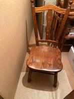 A vendre 4 chaises en bois, Brun, Enlèvement, Utilisé, Bois