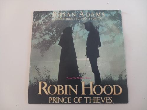 Vinyl 7" single Bryans Adams Robin Hood Everything I do Pop, Cd's en Dvd's, Vinyl Singles, Single, Pop, 7 inch, Ophalen of Verzenden