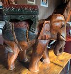 Grote houten olifant, Antiek en Kunst, Ophalen
