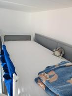 Hoogslaper Ikea (wit) inclusief bureautje en bedzak, Enlèvement, Comme neuf, Lit mezzanine