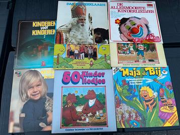 Pakket van  8 LP’S voor kinderen (zie foto’s voor titels) beschikbaar voor biedingen