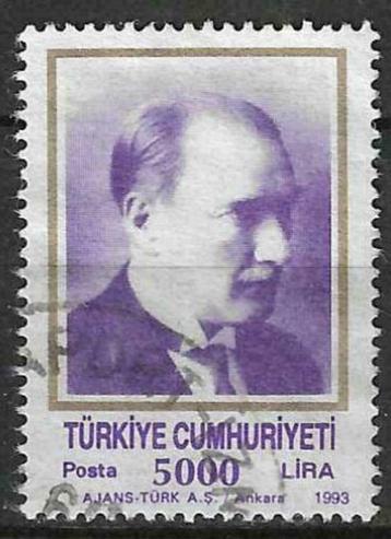 Turkije 1993 - Yvert 2748 - Beeltenis van Ataturk (ST)