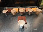 Set van 6 espressokopjes „zelfgemaakte koekjes”, Ophalen, Zo goed als nieuw