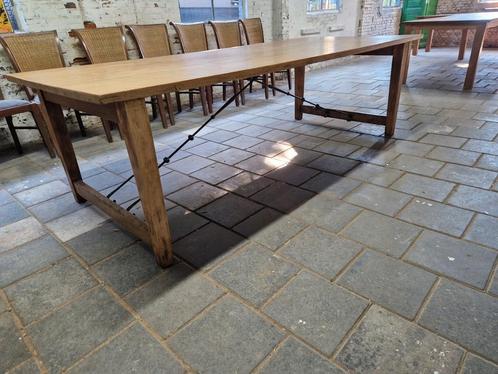 Grote robuuste boerentafel 260 cm, Huis en Inrichting, Tafels | Eettafels, Gebruikt, Ophalen