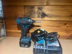 Makita DTD134 (14.4V) 2 accu’s en lader, Doe-het-zelf en Bouw, Gereedschap | Boormachines, Ophalen of Verzenden, Zo goed als nieuw