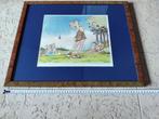 Litho met spreuk en golfer, Ophalen