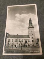 Oude postkaart Hulst Stadhuis Nederland 1956, Enlèvement ou Envoi, 1940 à 1960, Affranchie, Ville ou Village