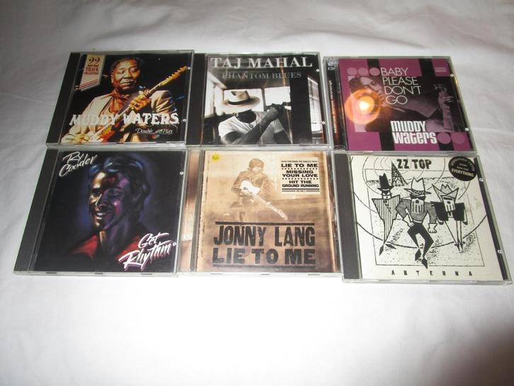 Set van 6 „Blues” CD's, Cd's en Dvd's, Cd's | Pop, Gebruikt, Ophalen of Verzenden