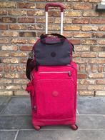 Kipling handbagage trolley + toilettas, Ophalen, Gebruikt, Uitschuifbare handgreep