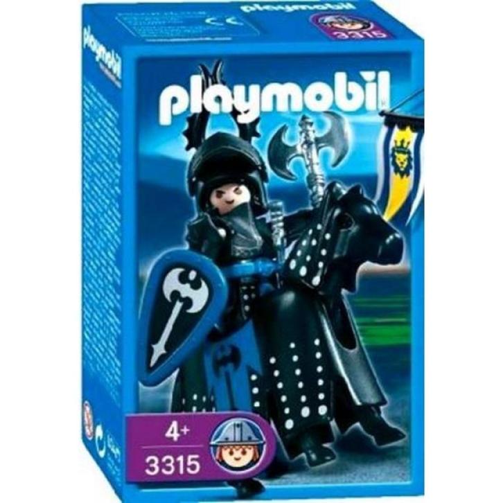 Playmobil Zwarte Ridder– Set 3315:, Kinderen en Baby's, Speelgoed | Playmobil, Zo goed als nieuw, Complete set, Ophalen