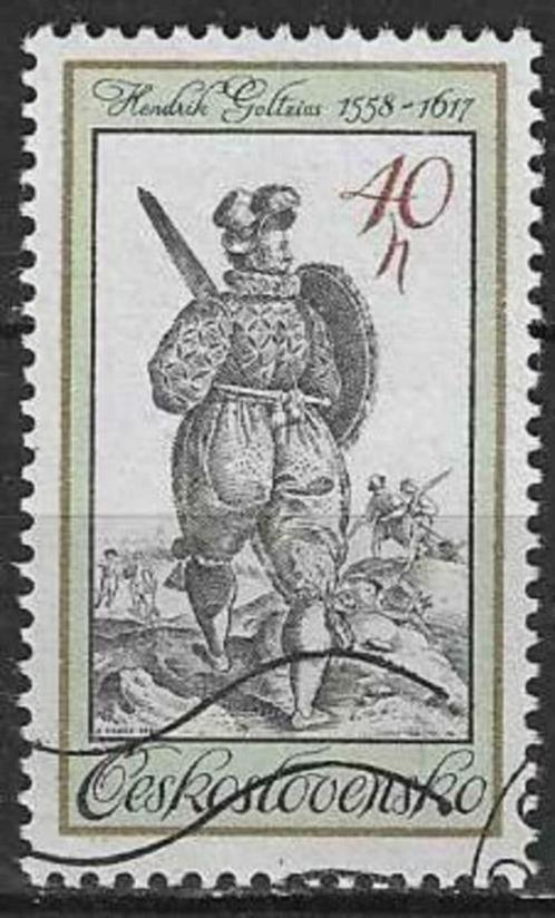 Tsjechoslowakije 1983 - Yvert 2561 - Oude prenten (ST), Postzegels en Munten, Postzegels | Europa | Overig, Gestempeld, Overige landen