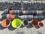 Lot van 42 pvc bloempotten voor 20€, Ophalen of Verzenden, Gebruikt, Kunststof, Tuin