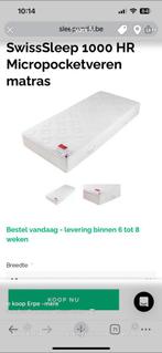 2x pocketverenmatras 90x200 cm, Ophalen, Zo goed als nieuw, 200 cm, Matras